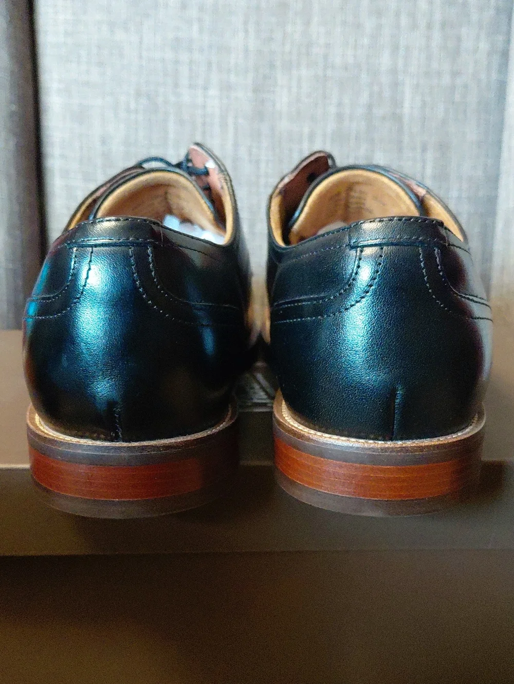 Florsheim Men's Black Leather Rucci  Oxford Dress Shoes Size 10.5